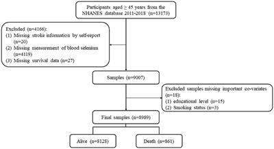 Interaction effect between blood selenium levels and stroke history on all-cause mortality: a retrospective cohort study of NHANES